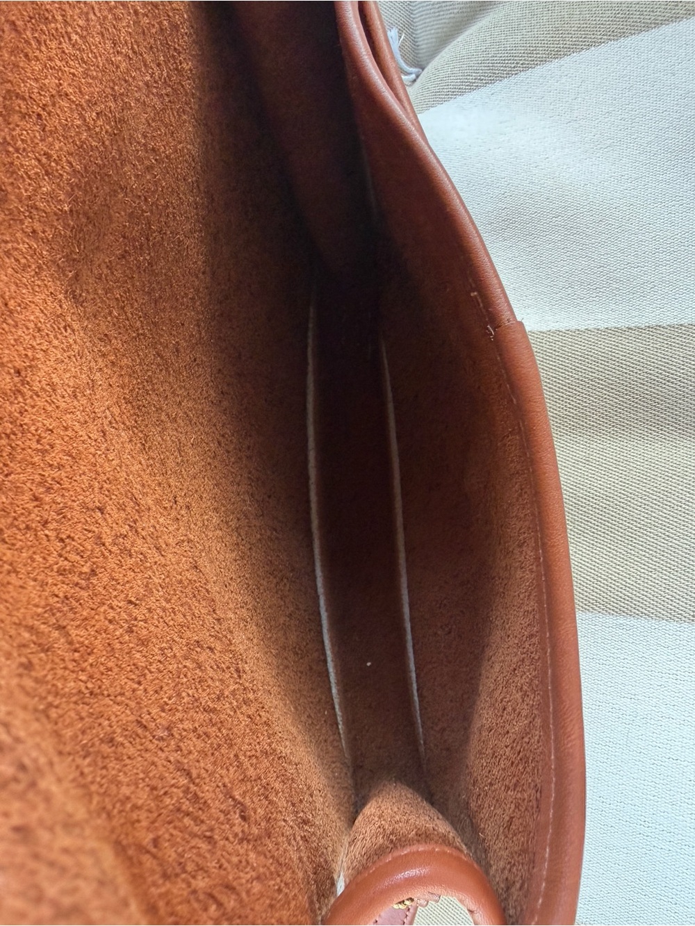 COACH Vintage Clutch Wristlet 9971 British Tan Glovetanned Leather with Hang tag - Picture 5 of 11